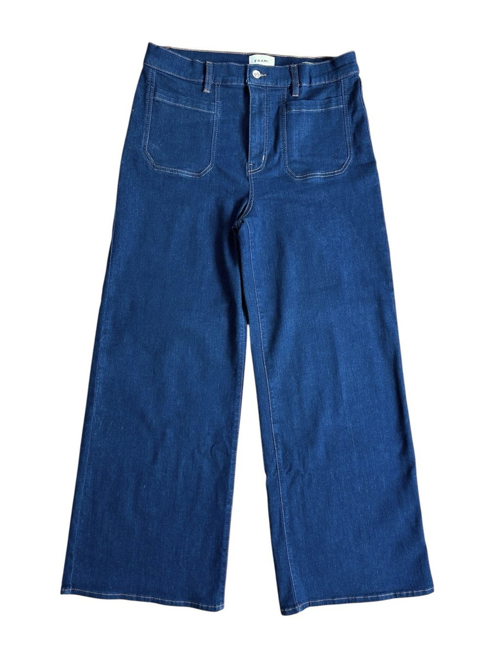 Frame Le Slim Palazzo Dark Wash Denim Jeans